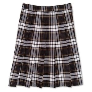 French Toast School Uniform Skirt Girls 12 Brown Plaid School Girl Dark Academia